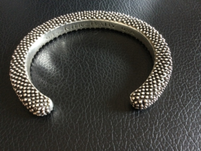 King Baby Solid 925 Sterling Silver Cuff Bracelet- New- Look!! in Jewellery & Watches in Saskatoon - Image 2