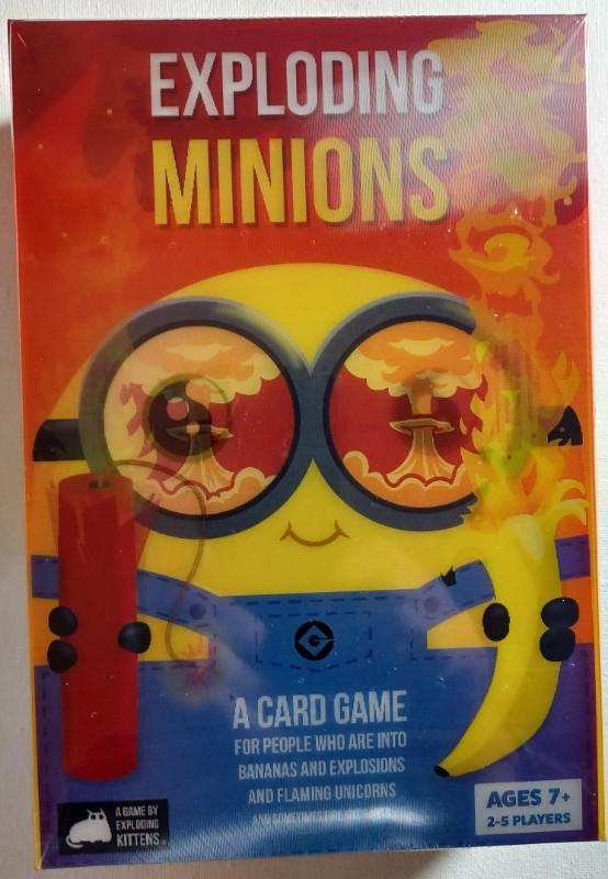 Exploding Minions - A Card Game (New & Sealed) in Toys & Games in City of Toronto
