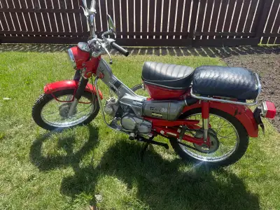 1971 Honda Trail 90 (CT90) – 1,021 Original Miles – Original Papers & 1971–75 Plates Beautiful bike...
