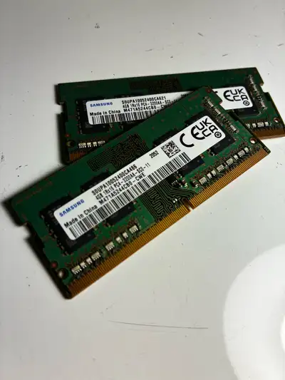 2x4 gb Samsung laptop ram, View more