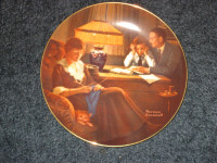 Father's Help Plate# 3 Rockwell Light Campaign Bradford Exchange