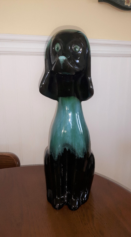 Large 14" Vintage Blue Mountain Pottery Long Eared Dog Figurine in Arts & Collectibles in St. Catharines
