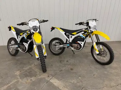 ⚡️ À VENDRE – 2x SURRON STORM BEE 2023 ️⚡ Motos électriques ultra puissantes, parfaites pour le hors...