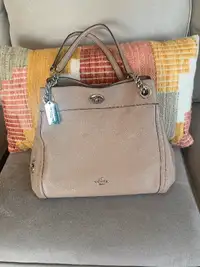 Beautiful Soft Leather Coach Bag