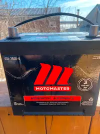 Motomaster Car Battery