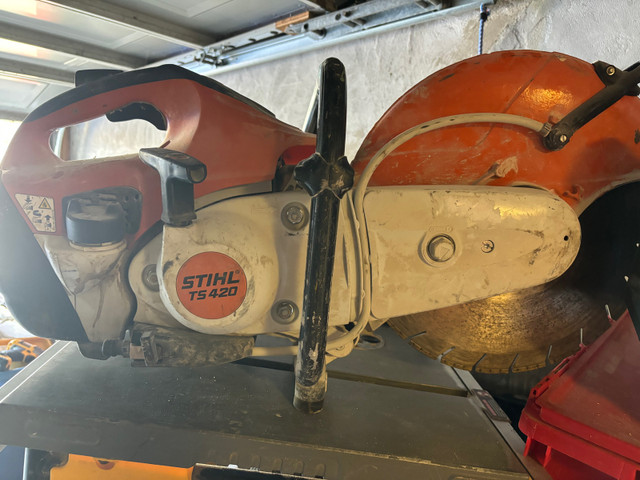 Stihl ts-420 quick cut  in Power Tools in La Ronge