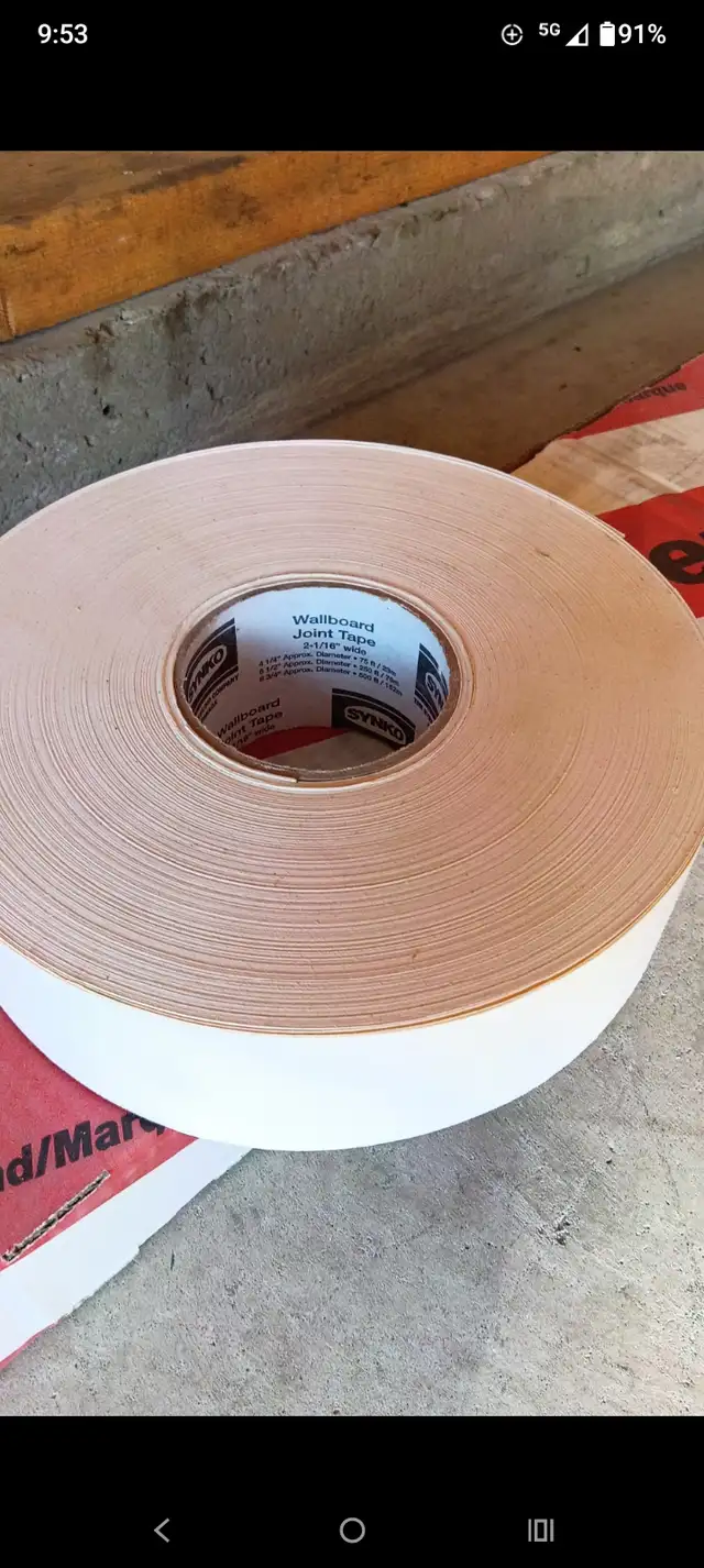 8' inside corners and joint tape522587780447610881