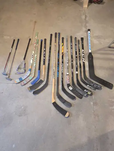 hockey sticks youth. left and right handed, View more
