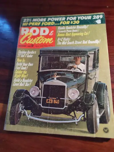Vintage 1969 Rod & Custom Magazine. 72 Pages. Fair Condition., View more