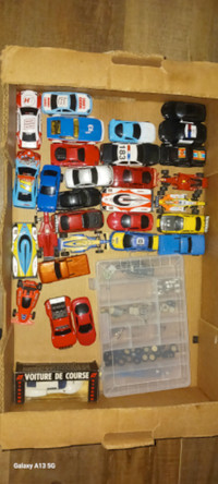 h.o trains and rolling stock as well as slot car stuff 250 obo