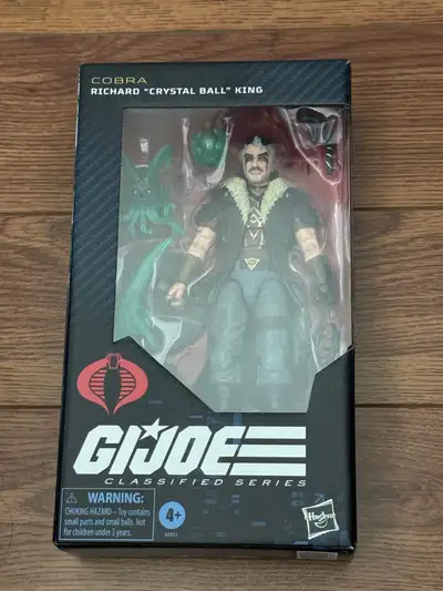 Hello. I am selling a brand new GI Joe Classified Crystal Ball figure. This is #159 in the series. W...