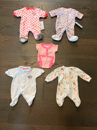 Preemie baby girl clothes all new all for $49