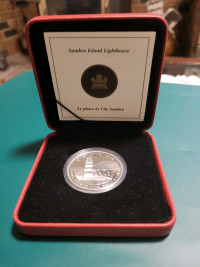 Sambro Island Lighthouse Silver $20 Coin.