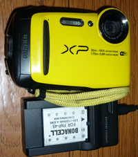 Fujifilm XP120 Yellow Waterproof Digital Camera 16MP 1080p60