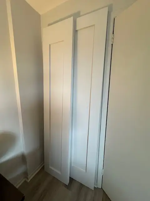BRAND new - Two panel shaker doors for immediate sale $150.00 per door. SOLID CORE heavy doors, not...