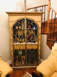 Bar, wine bottles hutch, display cabinet 