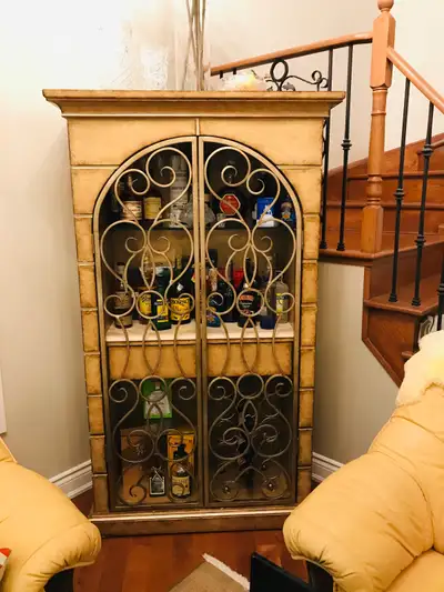 Bar, wine bottles hutch, display cabinet, View more