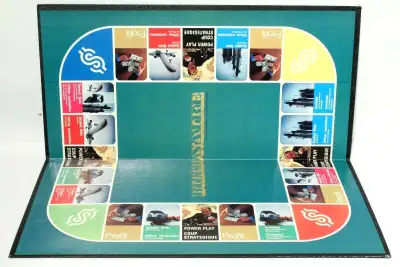 Billionaire Vintage Board Game Replacement Game Board Parker Bro, View more