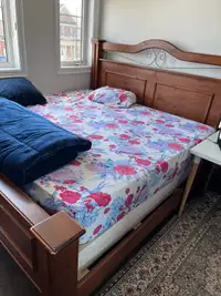 Complete Bedset with Bedframe, Dresser, and Armoir