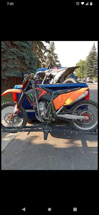 2010 ktm exc 450 for sale . Ran it twice at a friend's property and then my buddy was riding it and...