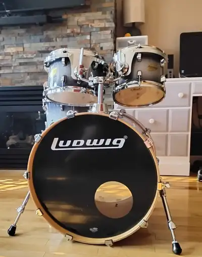 Ludwig 4 piece Accent CS Custom Birch Shell Pack, View more