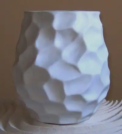 WHITE CONTEMPORARY CERAMIC VASE, View more