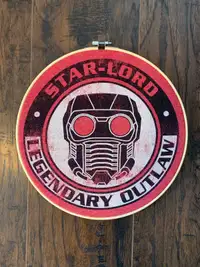 Embroidery Hoop Art - Guardians of the Galaxy