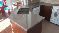 creation de comptoir epoxy faux fini granite marbre quartz