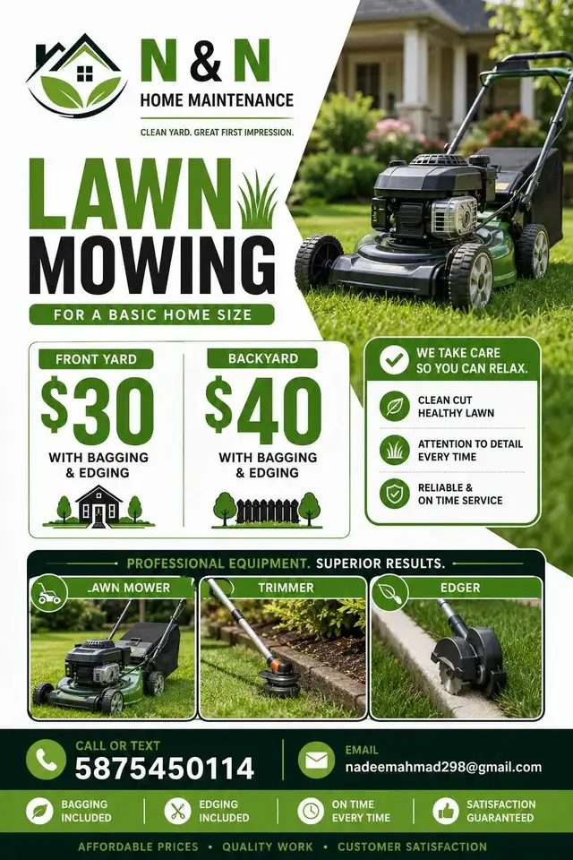 Lawn Maintenance Services in Cleaners & Cleaning in Edmonton - Image 5