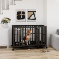 49" Heavy Duty Steel Dog Crate Kennel Pet Cage with Wheels for C Markham / York Region Toronto (GTA) Preview