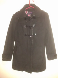Womens Size Small Fall Hooded Jacket Double Zippper