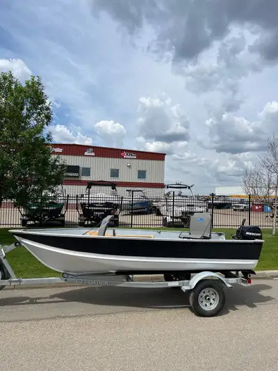 2008 LUND WC-14 Fishing Boat with 20hp Mercury 4 Stroke engine & EZ Loader Trailer. 2 new Millennial...