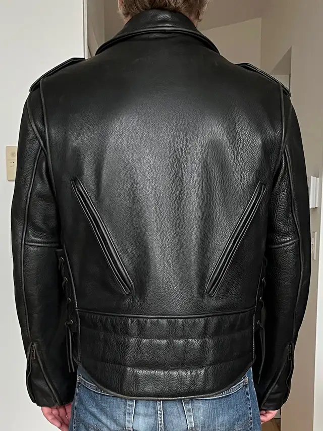Fox Creek Men's Classic Motorcycle Jacket in Other in City of Montréal - Image 4