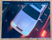 1996 VOLVO FULL LINE AUTO BROCHURE FOR SALE
