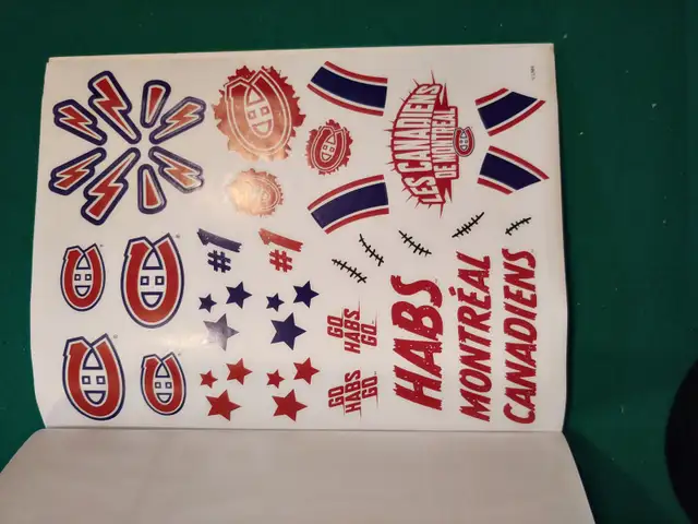 canadiens de montreal sticker auto-collant mask masque fan nhl in Arts & Collectibles in Laurentides - Image 6