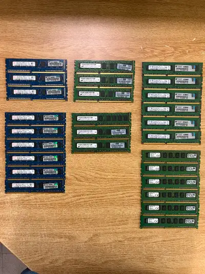 Assorted DDR3 (ECC) Workstation / Server Memory Kits, View more