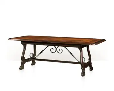 Theodore Alexander dining room set (table, 6 chairs and buffet), View more