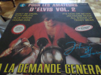 2 albums vinyl d'ELVIS  PRESLEY   3 $ chacun