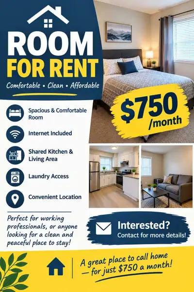*Available from October 1, 2026* -> 2 rooms available in a brand new house in Cambridge in a quiet a...