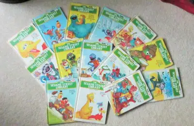 THE SESAME STREET LIBRARY…Featuring Letters A-Z…Numbers 1-14, View more