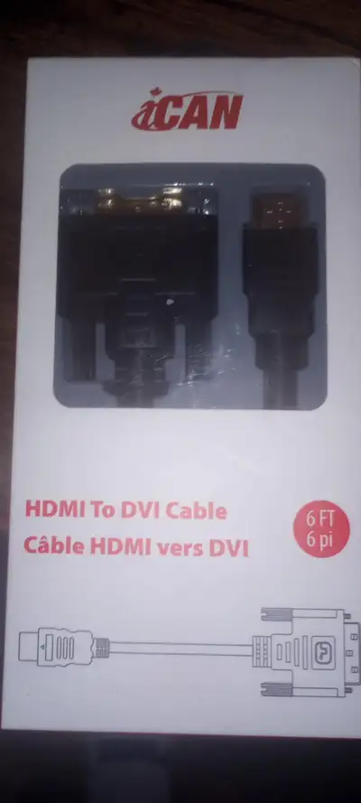 HDMI to DVI Cable 6FT, View more