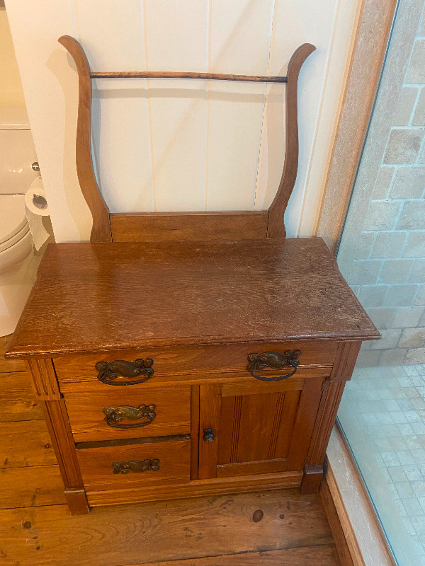 Antique Wooden Washstand in Hutches & Display Cabinets in Muskoka - Image 3