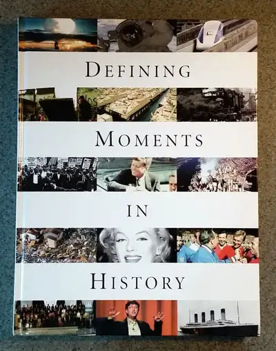 Defining Moments In History by TAJ Books Hardcover History Book, View more