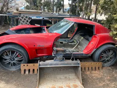 Do to health issues can’t complete. Frame has been sanded and painted. All interior parts are there....