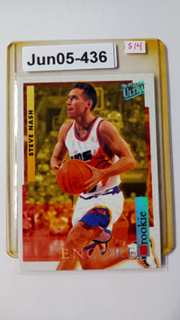 1996-97 FLEER ULTRA ENCORE STEVE NASH ROOKIE #273 mvp star card