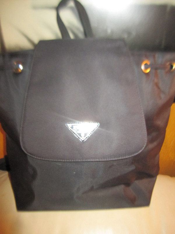 Prada Backpack Knapsack Handbag Black Tessuto Nylon Made  Italy in Multi-item in City of Toronto