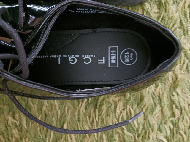 FCGI Black Patent Shoes Size 12M - Excellent Condition in Men's Shoes in Mississauga / Peel Region - Image 3