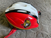 Child’s Ottawa Senators bicycle helmet