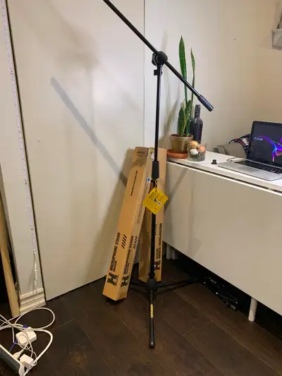 2 High quality microphone stands, View more