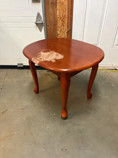 Wood End Table / Side Table, View more